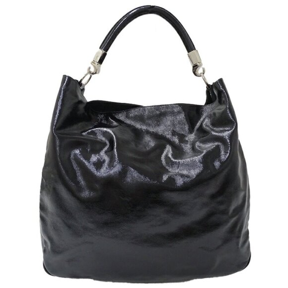 YVES SAINT LAURENT Black Leather Tote Bag - Picture 3 of 12